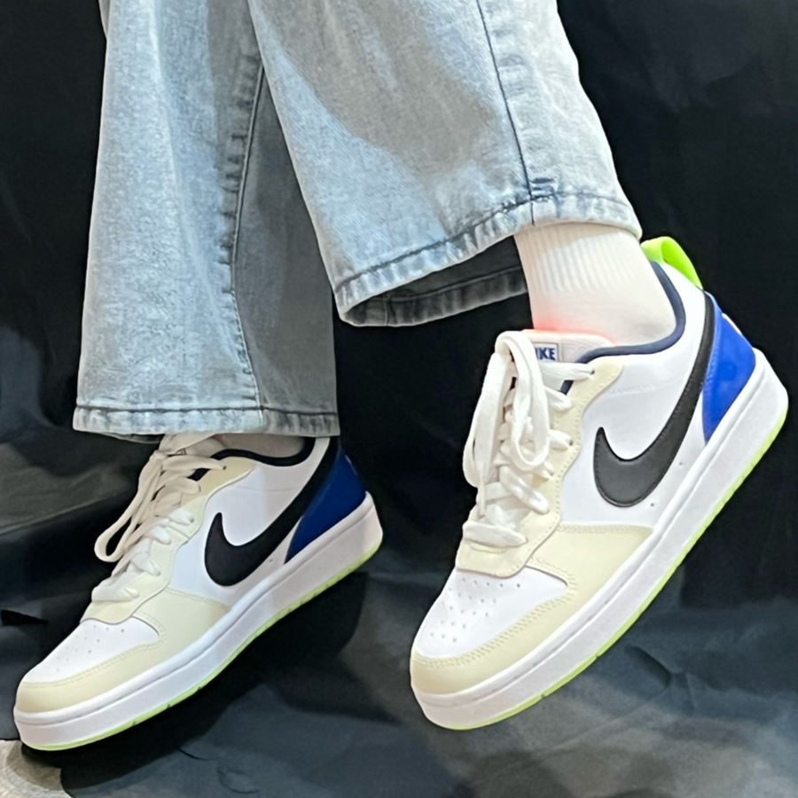 耐克/Nike Court Borough Low 2 白蓝绿低帮休闲板鞋 FB1394-101,运动鞋new,板鞋,淘宝优惠券,粉丝福利购,淘宝优惠卷