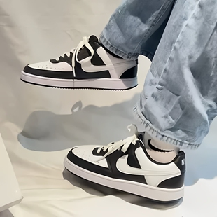 Vision Court Nike 003 白黑防滑耐磨低帮板鞋 DH3158 Low 耐克