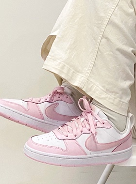 耐克/Nike Court Borough Low 2 SE (GS)女子休闲板鞋 DQ0492-100