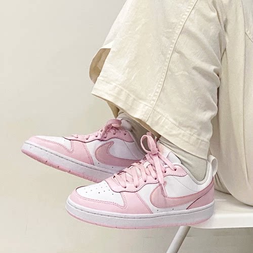 耐克/Nike Court Borough Low 2 SE (GS)女子休闲板鞋 DQ0492-100