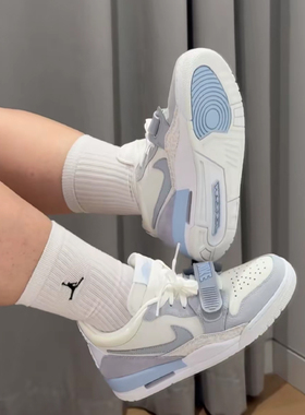 耐克/Nike Air Jordan AJ312 低帮 复古男子白灰篮球鞋HQ1190-101