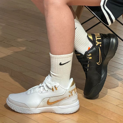 耐克/Nike LeBron NXXT Gen 黑白鸳鸯金标低帮篮球鞋 FJ1567-103