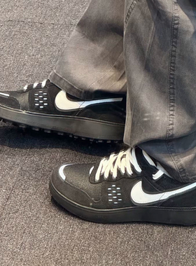 耐克/Nike C1TY 时尚舒适男款黑色低帮网眼运动休闲鞋FZ3863-006