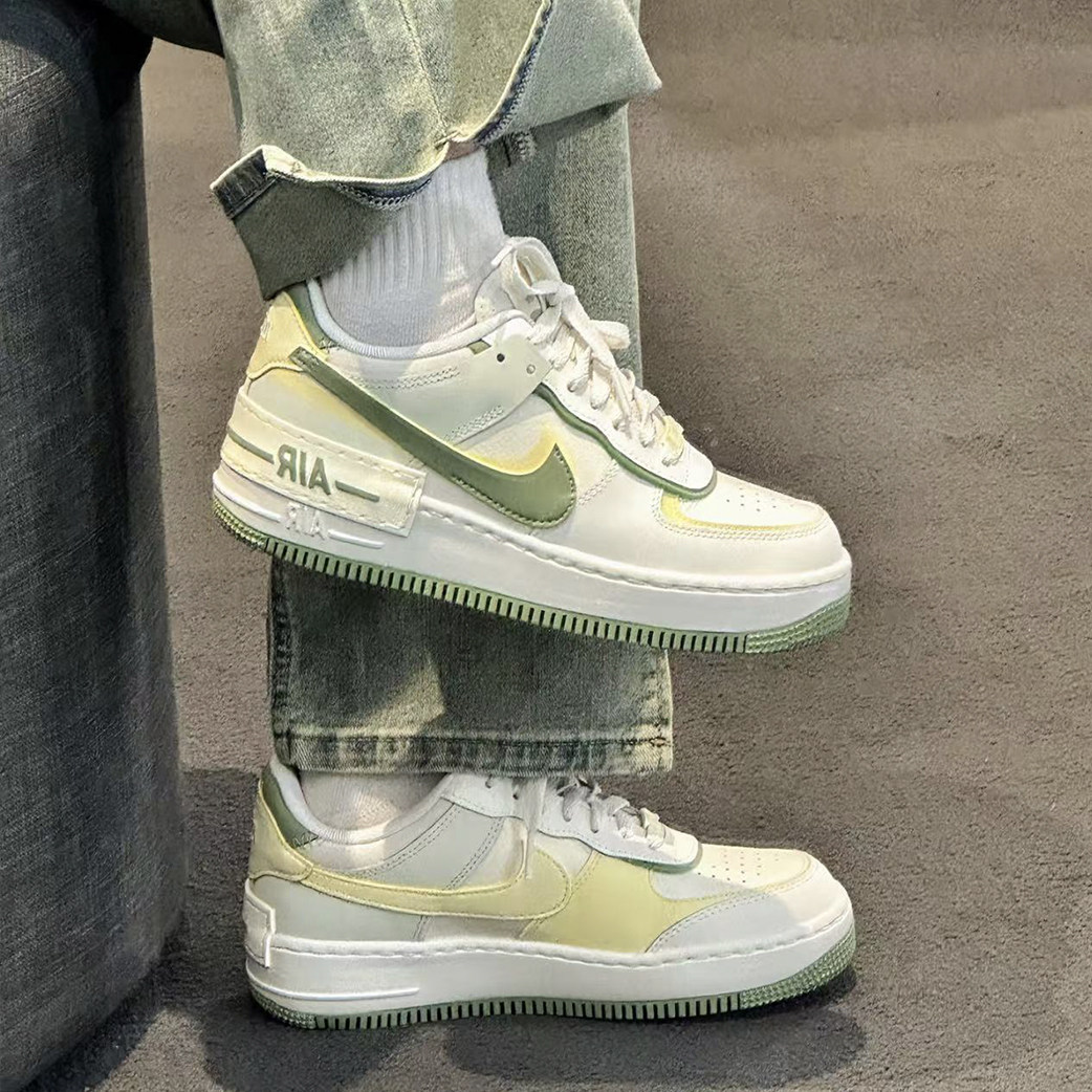 耐克/Nike Air Force 1 Low 白绿女款百搭舒适低帮板鞋FN6335-101,运动鞋new,板鞋,淘宝优惠券,粉丝福利购,淘宝优惠卷