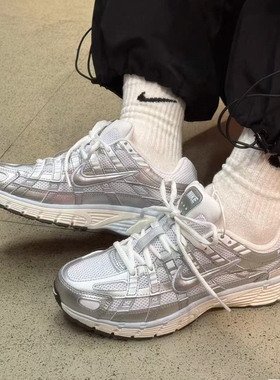 耐克/Nike P-6000 CNPT 银色女款百搭低帮复古休闲鞋 BV1021-106