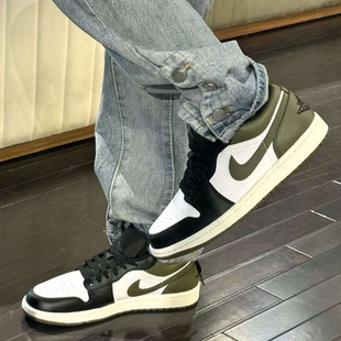 Low 白绿男款 耐克 553558 Jordan 复古低帮休闲板鞋 092 Nike