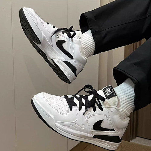 耐克/Nike Jordan Stadium 90 白黑合成革低帮休闲鞋 HF5258-102