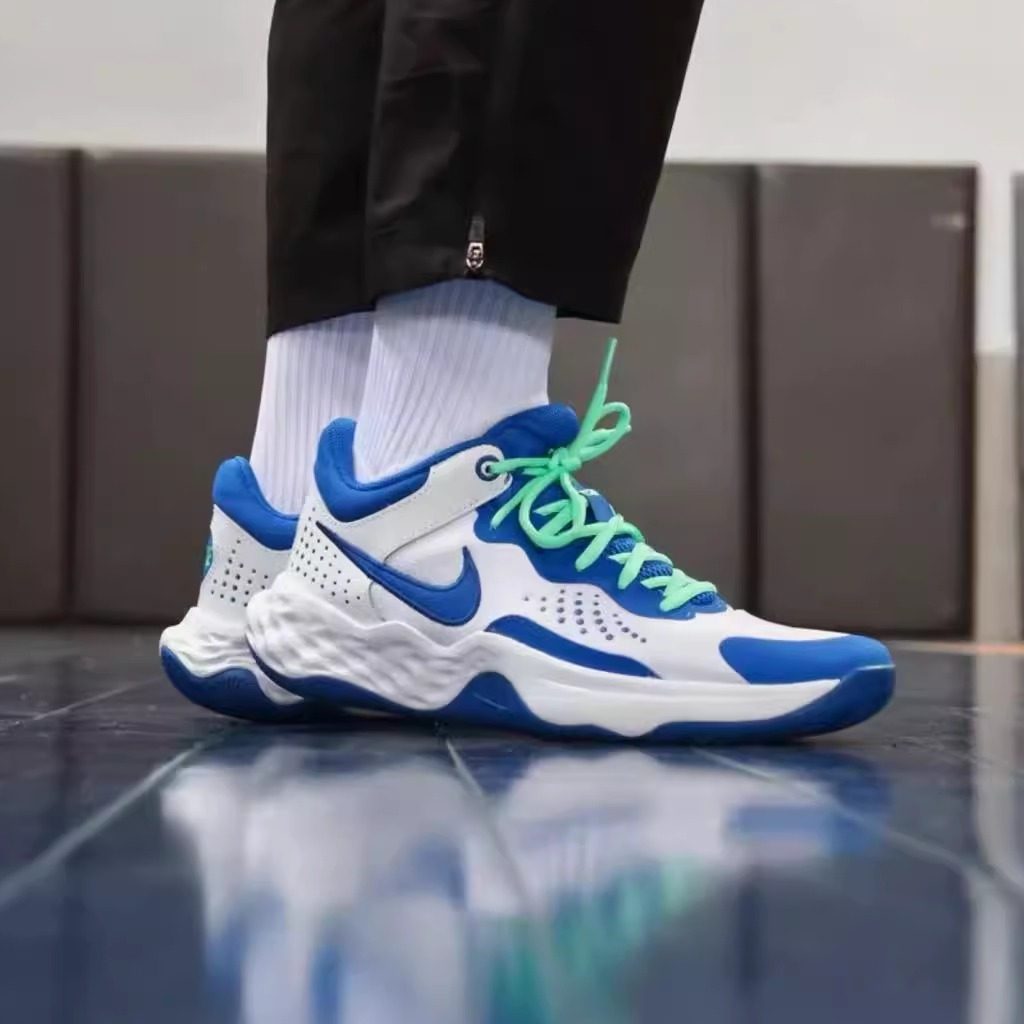 耐克/Nike Fly Mid 3 白蓝减震防滑耐磨中帮男款篮球鞋DD9311-102,运动鞋new,板鞋,淘宝优惠券,粉丝福利购,淘宝优惠卷