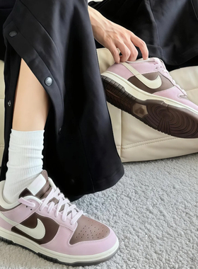 耐克/Nike Dunk Low Next Nature男女款紫褐色低帮板鞋HM0987-200