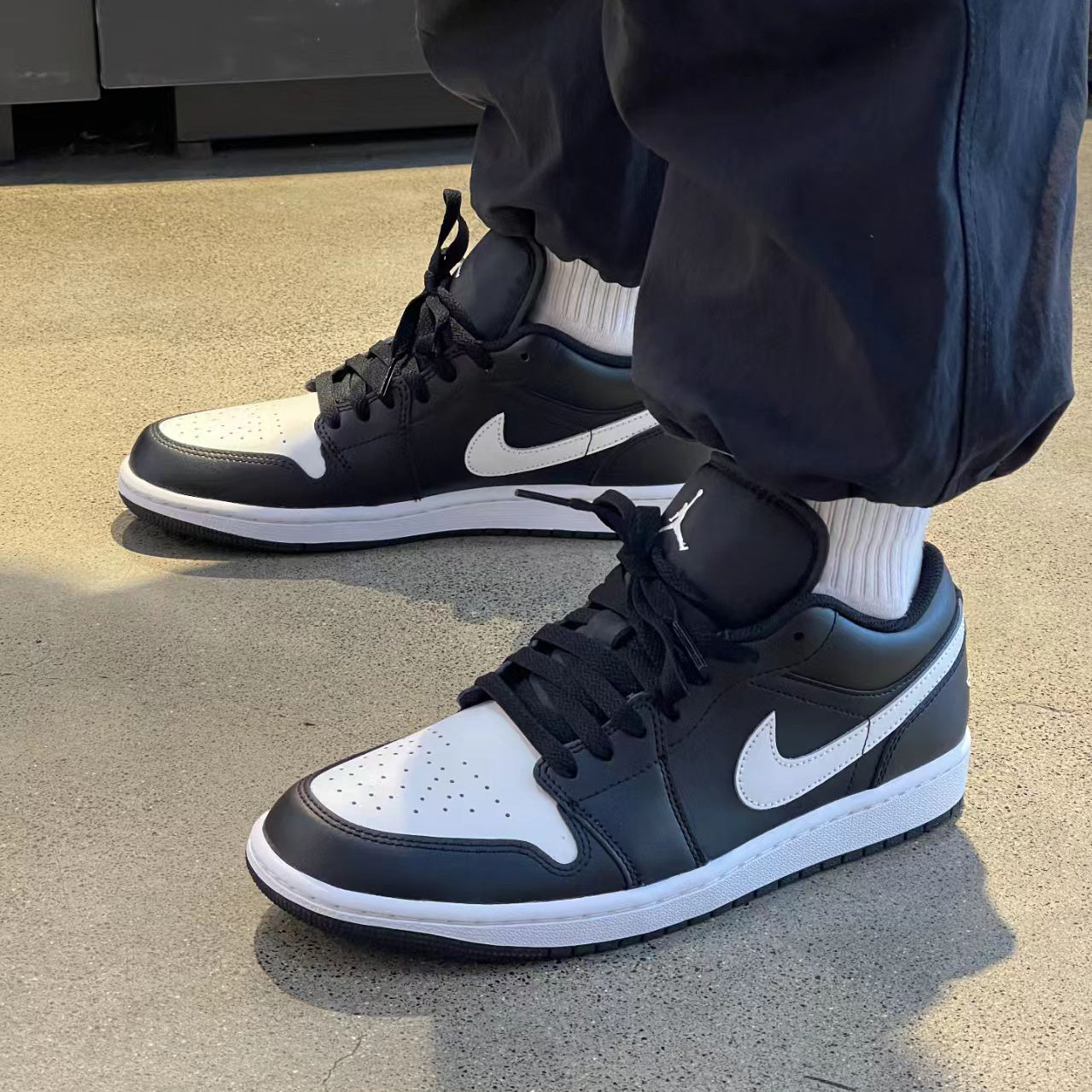 耐克/Nike Air jordan 1 Low 黑白低帮复古男款篮球鞋 553558-043,运动鞋new,板鞋,淘宝优惠券,粉丝福利购,淘宝优惠卷