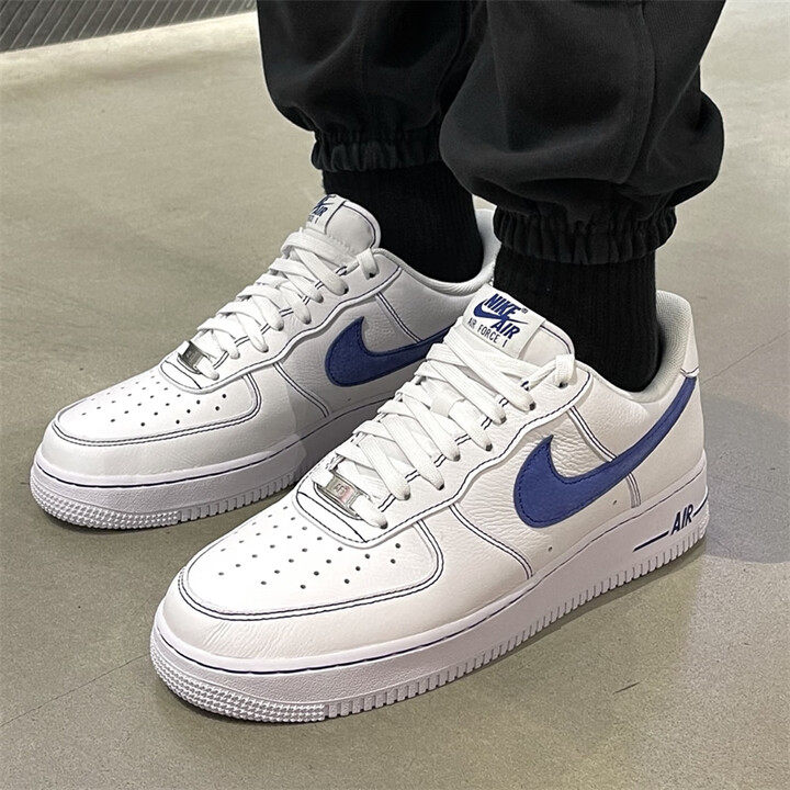 耐克/Nike Air Force 1 Low 白蓝色低帮男款休闲板鞋 HQ2037-100