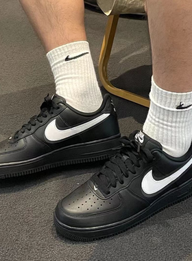 耐克/Nike Air Force 1 男款黑白舒适百搭耐磨低帮板鞋FZ0627-010