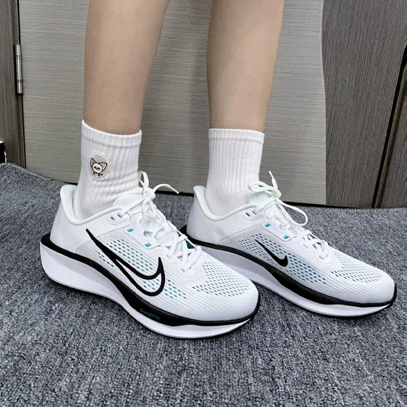 耐克/Nike Quest 6 男款白绿低帮舒适百搭减震运动鞋 FD6033-105,运动鞋new,跑步鞋,淘宝优惠券,粉丝福利购,淘宝优惠卷