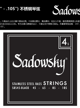 Sadowsky 美产镍钢 不锈钢 4弦 贝斯琴弦