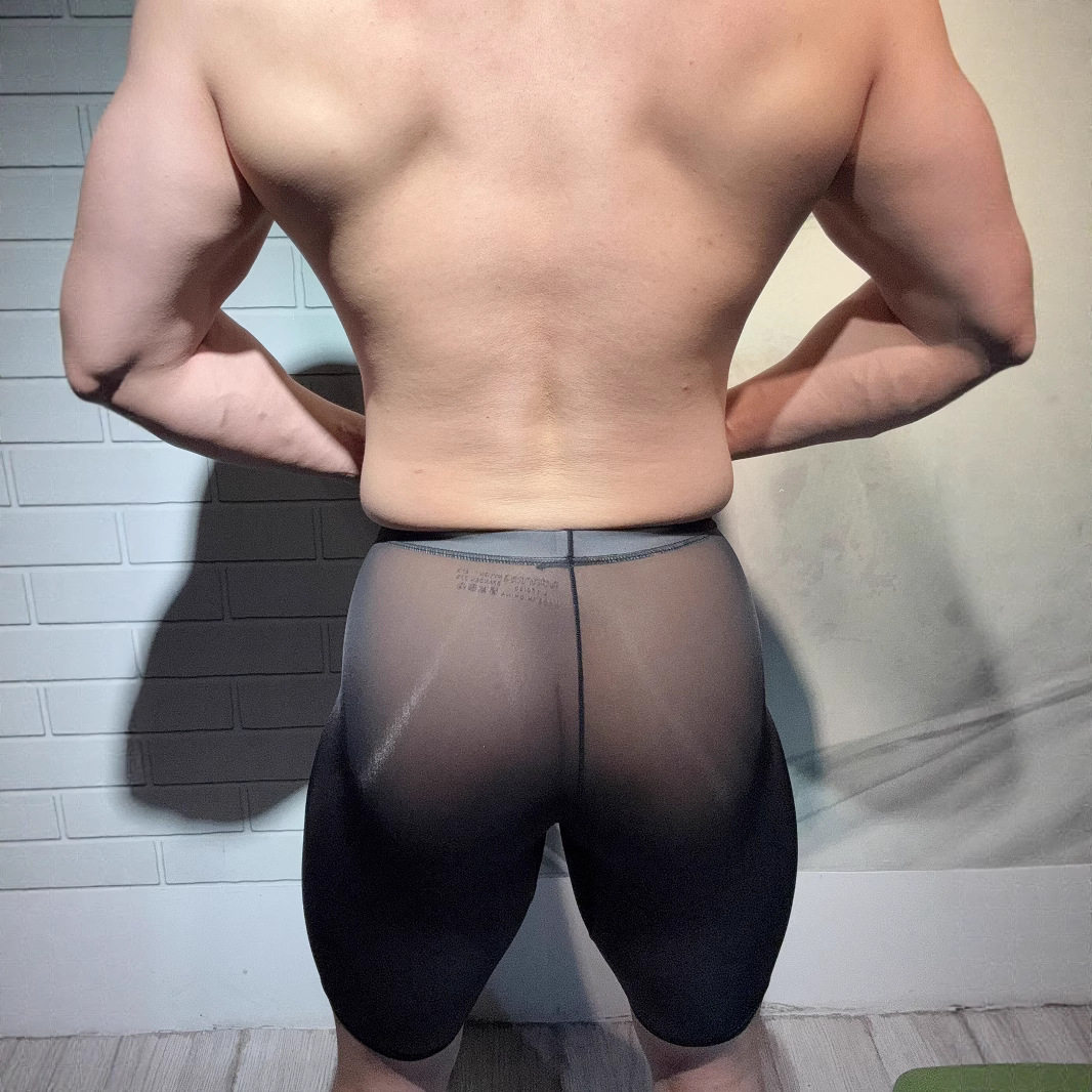 【姜教练实拍】跨境爆款新款健身夏季运动透明冰丝五分内裤透气,男装,短裤,淘宝优惠券,粉丝福利购,淘宝优惠卷