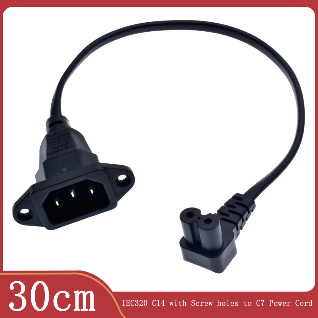 品字带耳朵螺丝孔转八字C14转C7