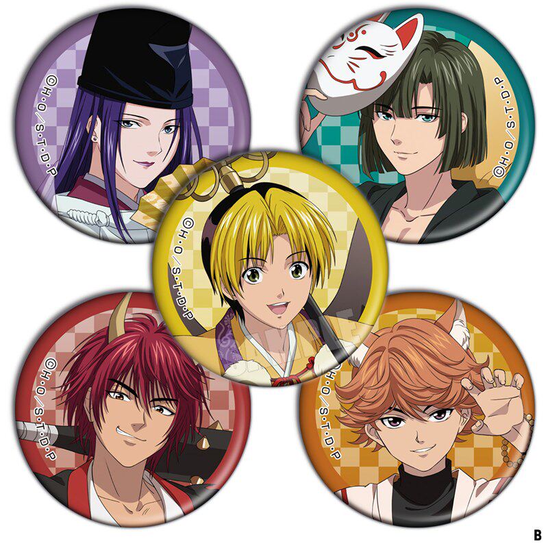 棋魂 百鬼夜行挂件现货镭射徽章马口铁吧唧次元胸章日本动漫周边b