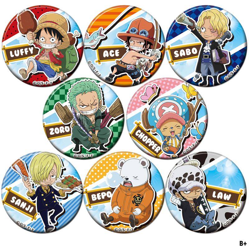 海贼王cos动漫周边索隆艾斯罗路飞挂件吧唧onepiece胸章徽章b 款