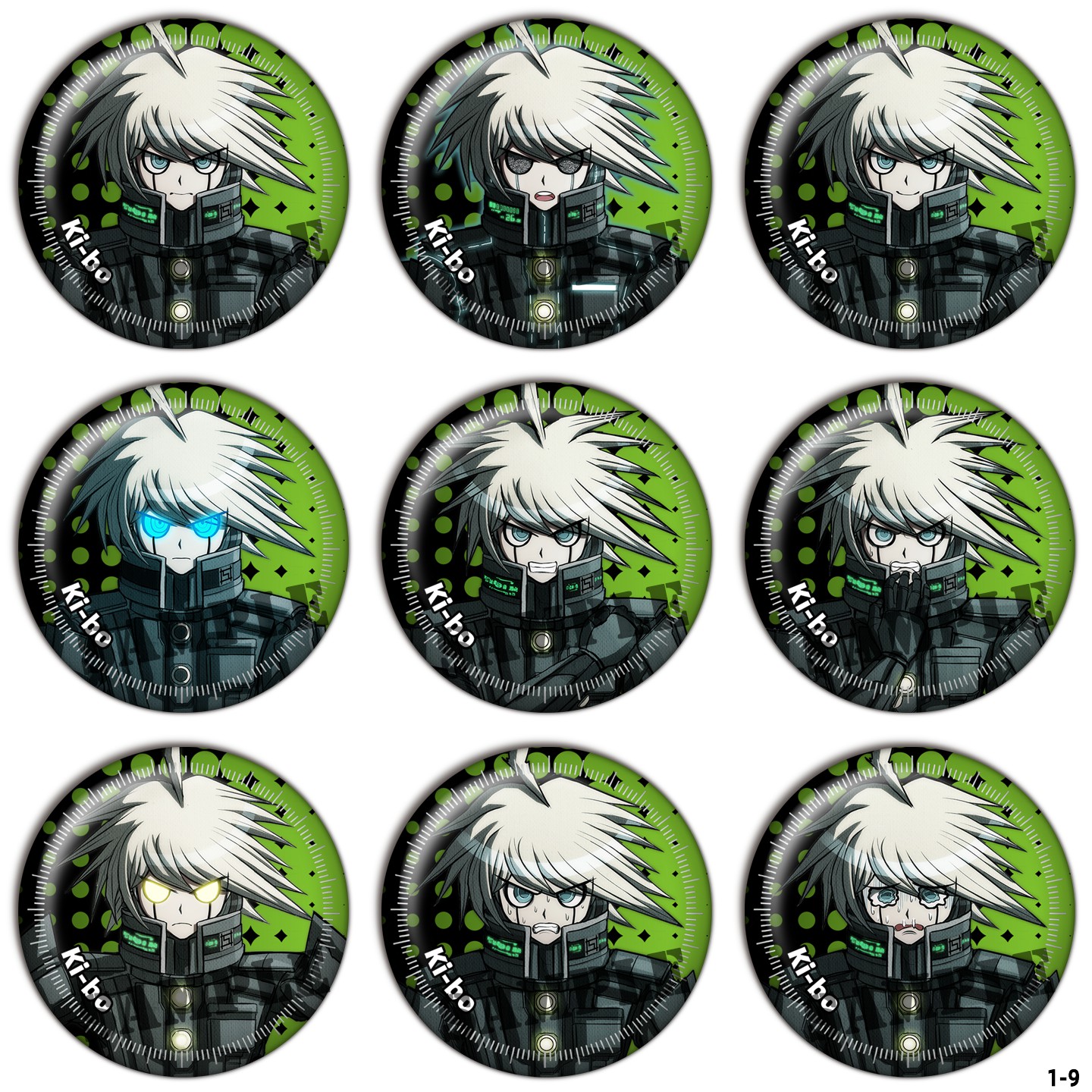 机望KIBO 弹丸论破V3吧唧镭射徽章动漫谷子游戏周边现货胸章1-9