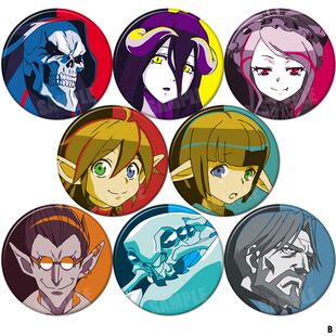 Overlord不死者之王雅儿贝德二次元周边COS吧唧动漫勋章徽章胸章B