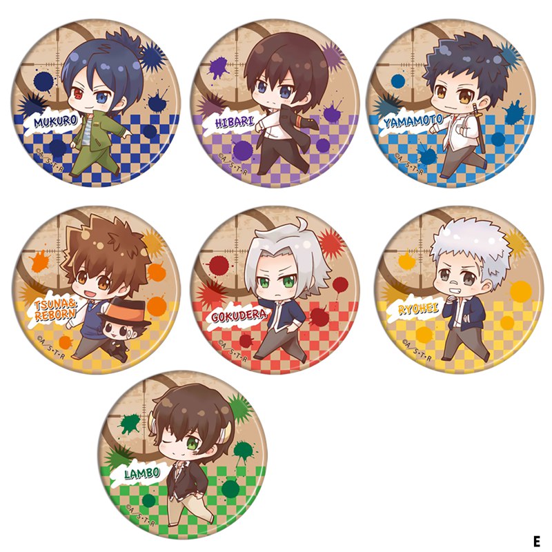 家庭教师徽章reboen 彭格列吧唧 云雀 阿纲动漫周边胸章徽章胸针d