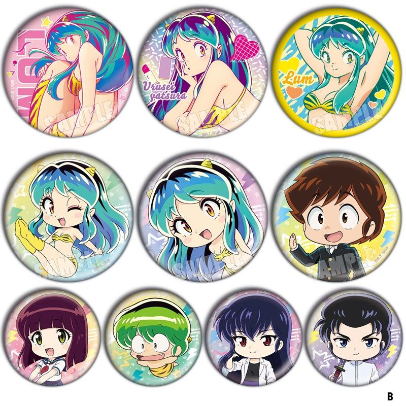 福星小子拉姆诸星当现货镭射徽章吧唧二次元胸章挂件日本动漫周边