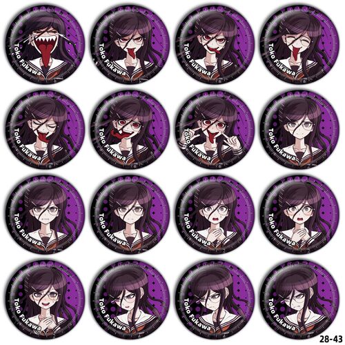 腐川冬子弹丸论破吧唧镭射徽章