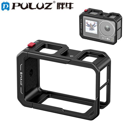 PULUZ胖牛适用DJI Osmo Action5Pro/4/3运动相机铝合金兔笼拓展框