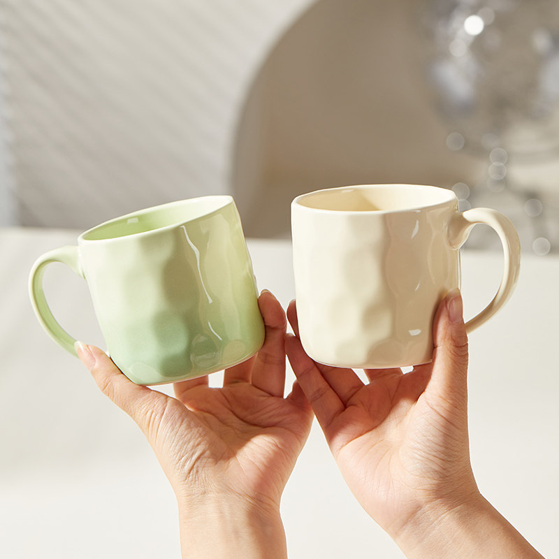 驼背雨奶奶渐变马克杯陶瓷杯热牛奶杯ins高颜值茶杯办公室咖啡杯,餐饮具,马克杯,淘宝优惠券,粉丝福利购,淘宝优惠卷