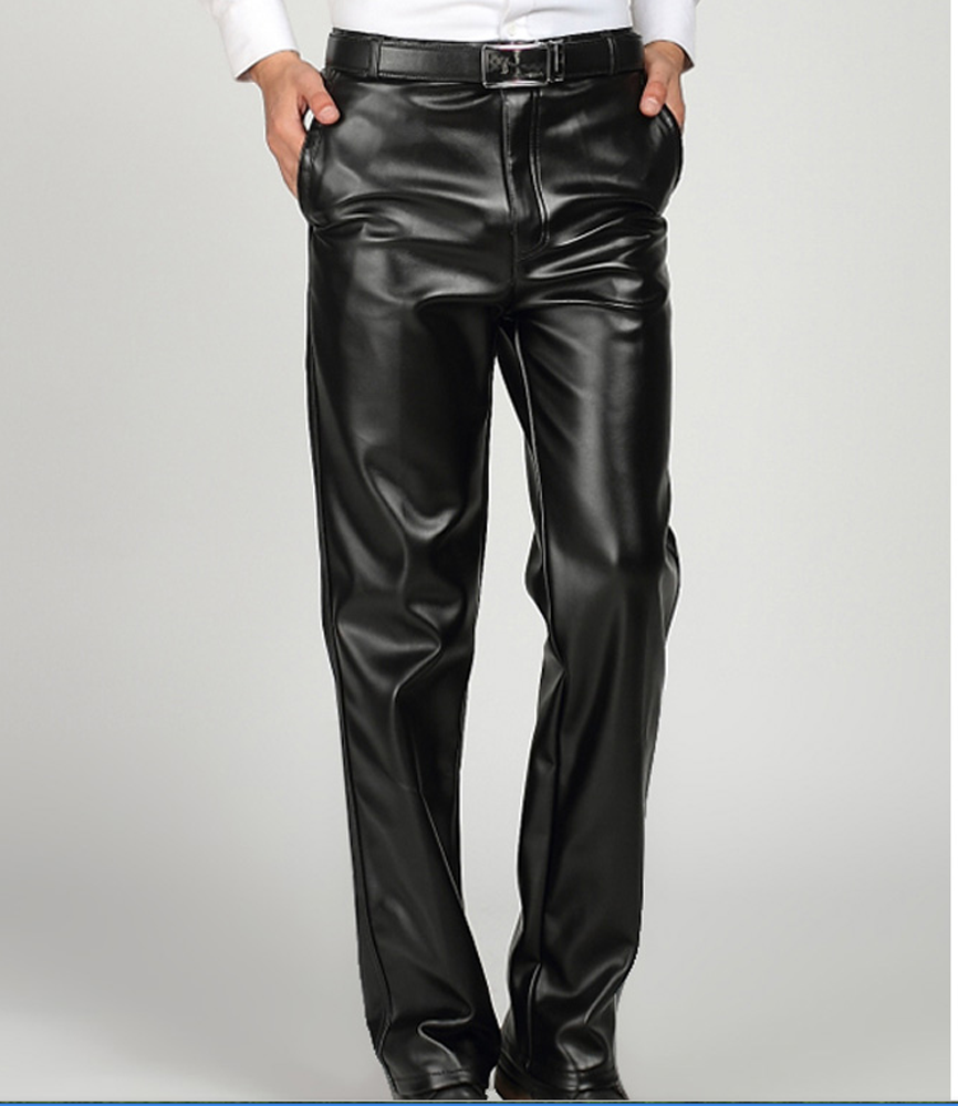 Pantalon cuir homme droit pour hiver - Ref 1476860 Image 3