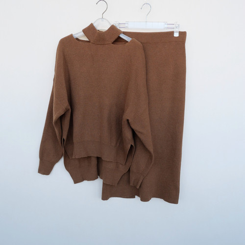 专柜正品超值秋冬厚柔毛线两件套