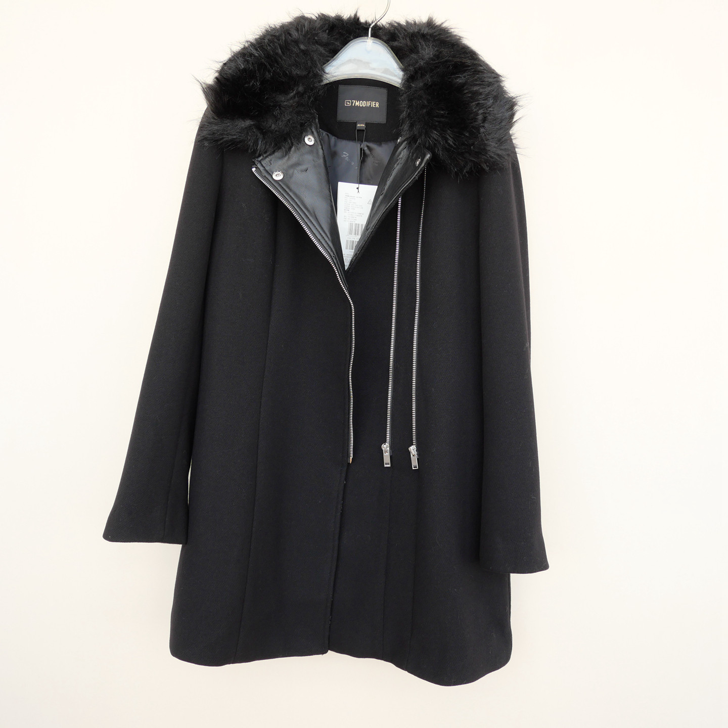 艾格淘特专柜正品断码厚毛呢外套