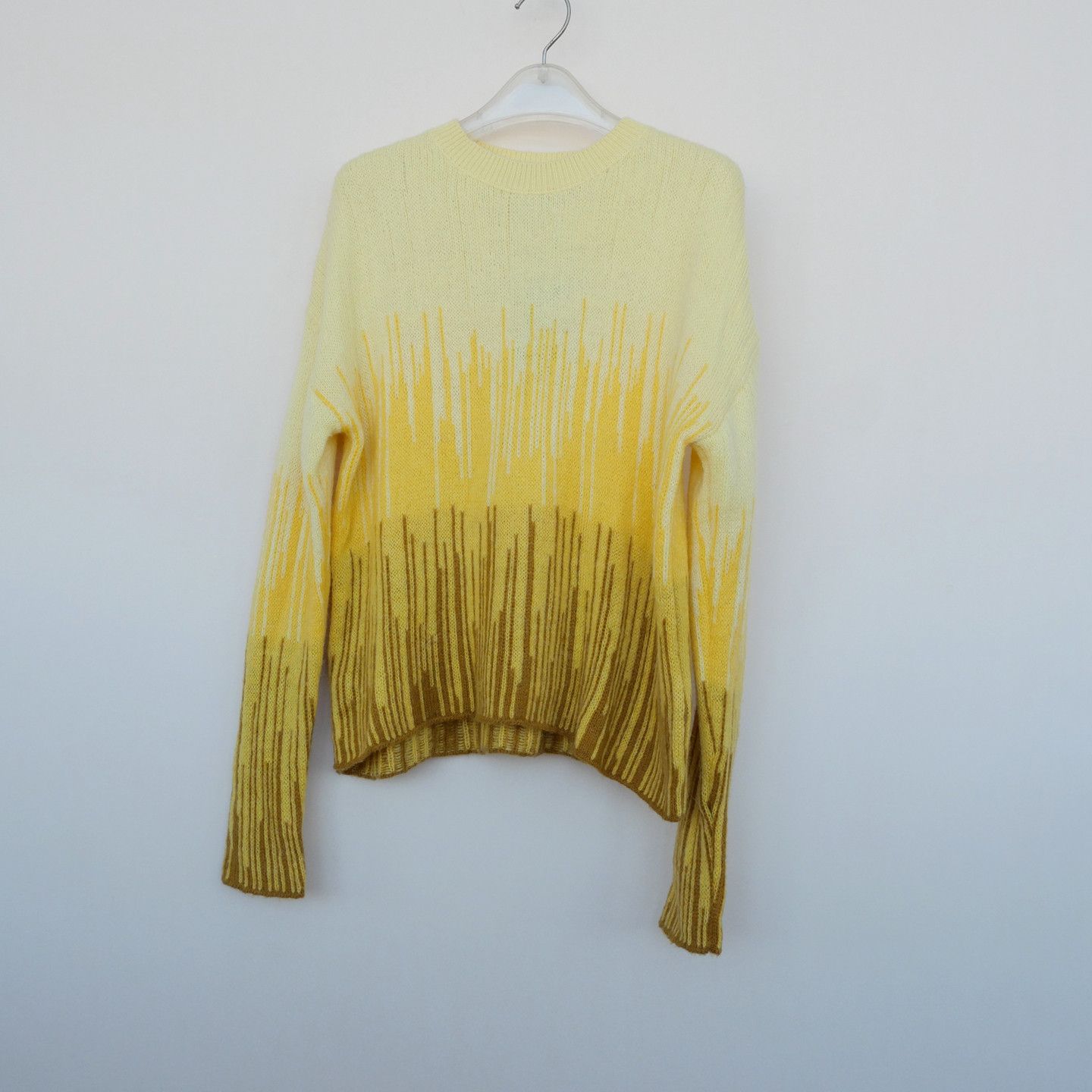 拉系列SML撤柜正品 女秋冬轻盈蓬松保暖优雅圆领毛衣5A8717黄色,女装/女士精品,毛衣,淘宝优惠券,粉丝福利购,淘宝优惠卷