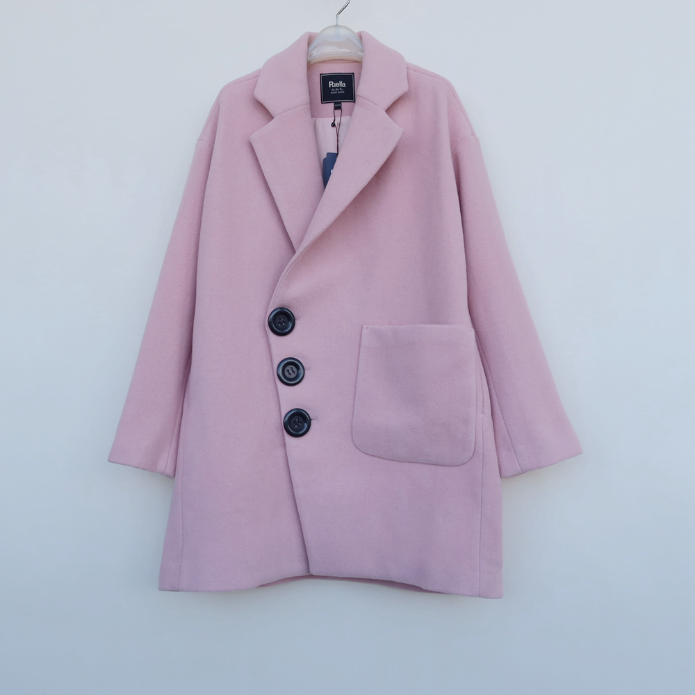 专柜撤柜断码清仓羊毛呢短大衣