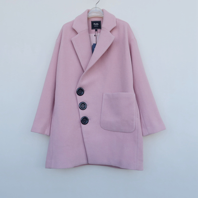 专柜撤柜断码清仓羊毛呢短大衣