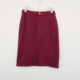 拉系SL正品 清仓 女春秋冬厚全棉布舒柔五分盖膝半身裙6A4074酒红