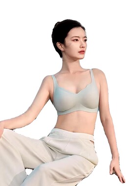 红豆居家24年新款婴儿绵无钢圈光面柔软型舒适文胸女士胸罩4B362