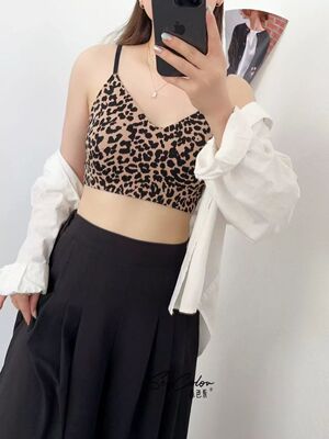 黛美芮森色系粉底液磨毛吊带固定一体杯细肩带裹胸美背文胸女秋冬
