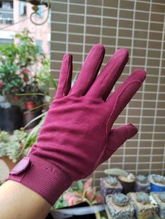 外贸mh防滑手套骑车户外运动健身保暖弹力手套男女棉质透气款