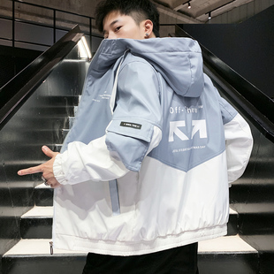 工装外套男款2026新款春秋季潮流韩版百搭青少年初中高中学生夹克