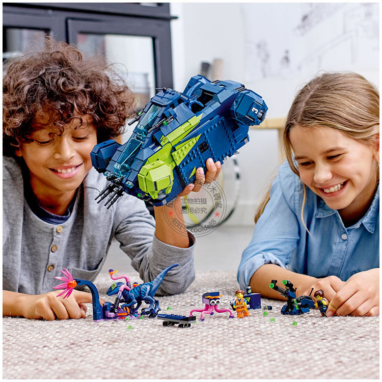 大电影2雷克斯战斗飞船人仔末日堡兼容乐高男孩拼装积木玩具70835