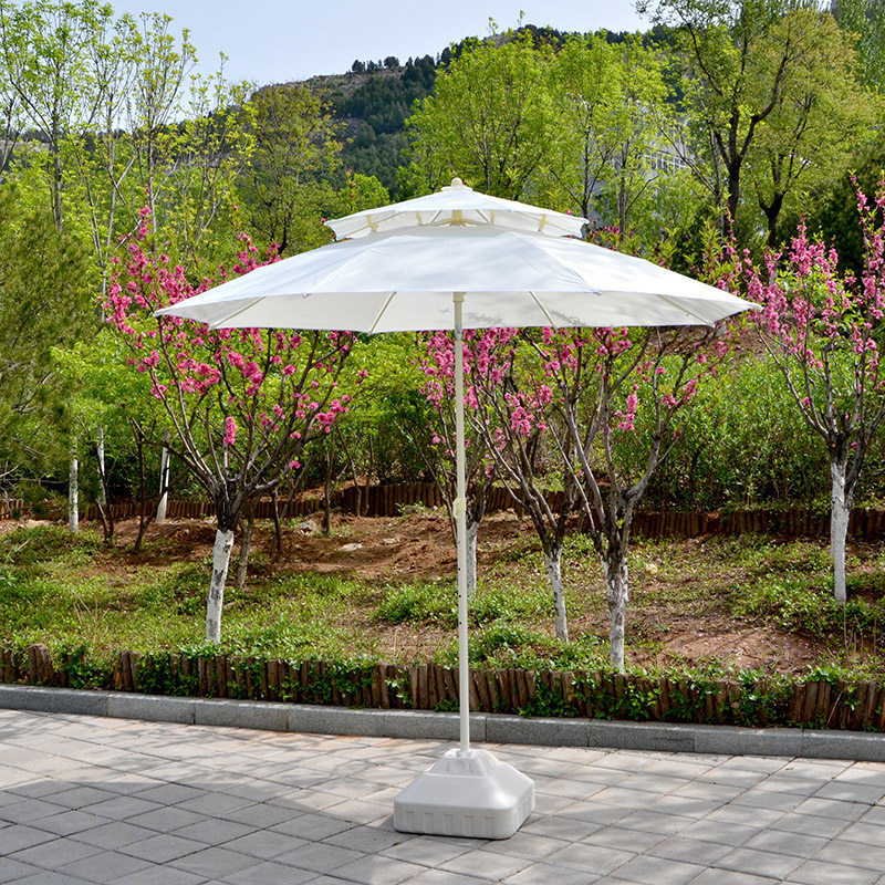 户外遮阳伞沙滩太阳伞防晒摆摊庭院伞钓鱼伞折叠雨伞大广告伞定制