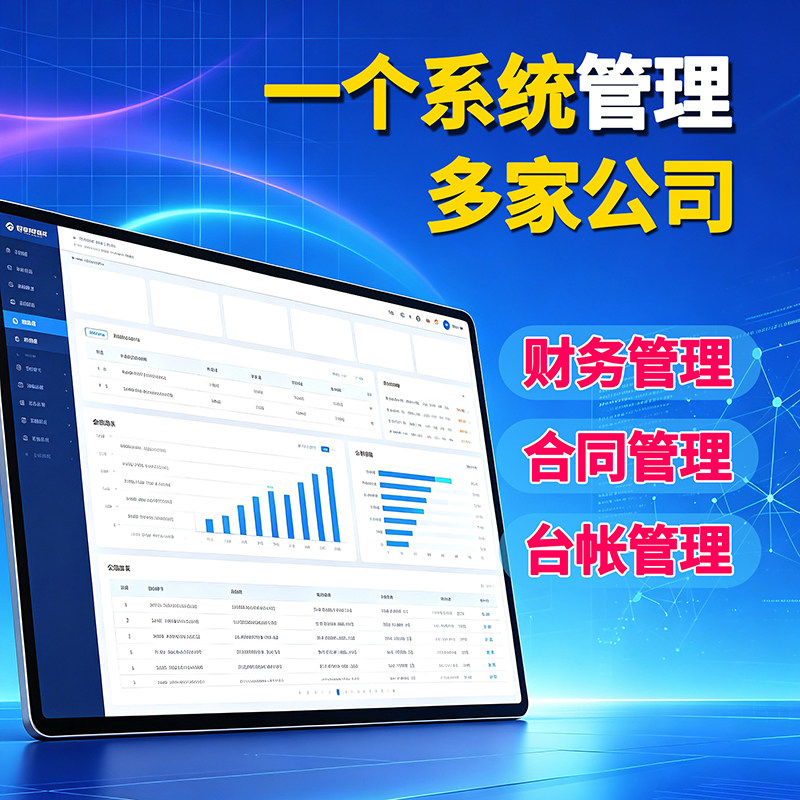 多公司财务管理软件合同管理台帐UI设计