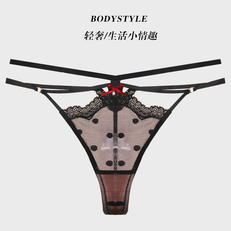 性感蕾丝舒适丁字裤女