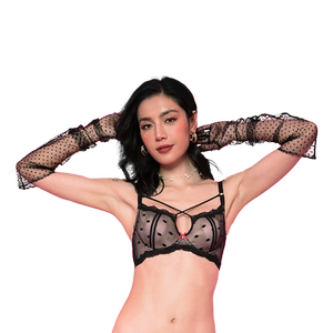 性感蕾丝大胸显小薄款内衣女