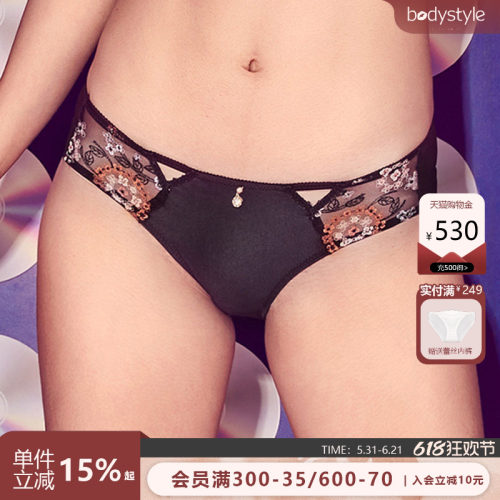 布迪设计低腰蕾丝花纹性感三角裤