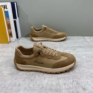 轻便软底德训鞋 新款 男士 运动休闲鞋 男 男鞋 潮流百搭阿甘鞋 2025秋季