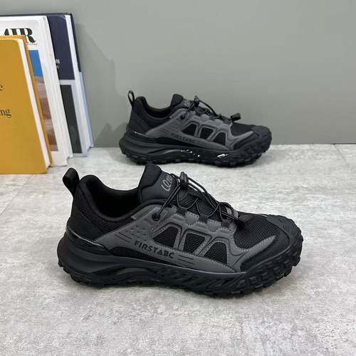 登山鞋男2025秋冬新款轻便减震休闲运动鞋男士户外防滑跑步徒步鞋