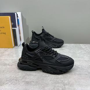 黑武士厚底增高老爹鞋 新款 男士 爆款 男 男鞋 休闲运动跑步鞋 2025夏季
