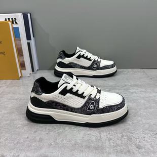 高级感百搭小白鞋 新款 低帮厚底韩版 时尚 潮牌板鞋 休闲鞋 男2025秋季